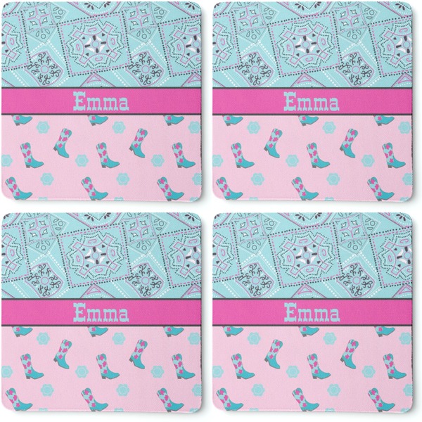 Cowgirl Coaster Rubber Back - Apvl