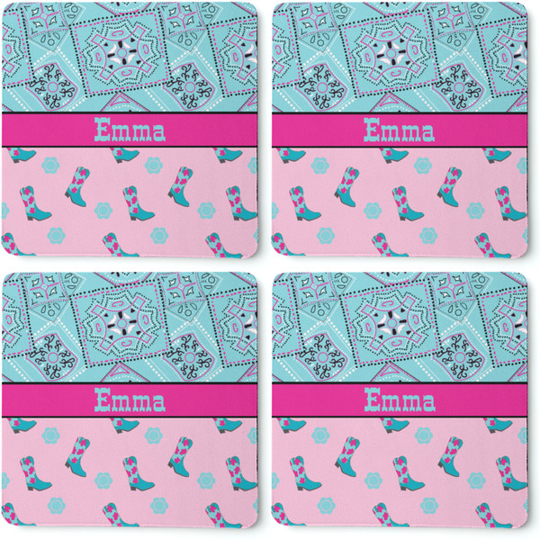 Cowgirl Coaster Rubber Back - Apvl