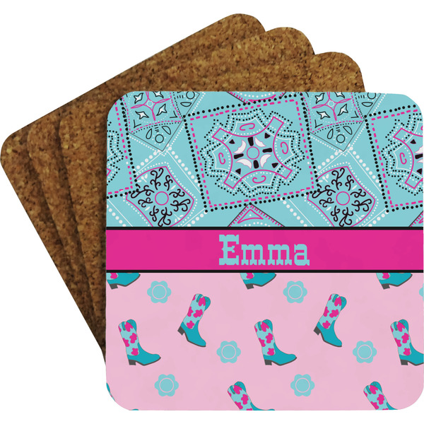 Cowgirl Coaster Set (Personalized)