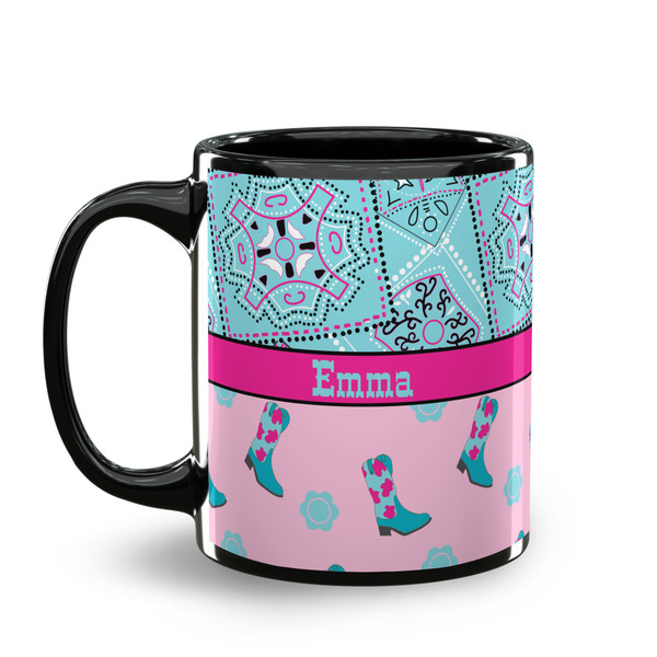 Cowgirl Coffee Mug - 11 oz - Black