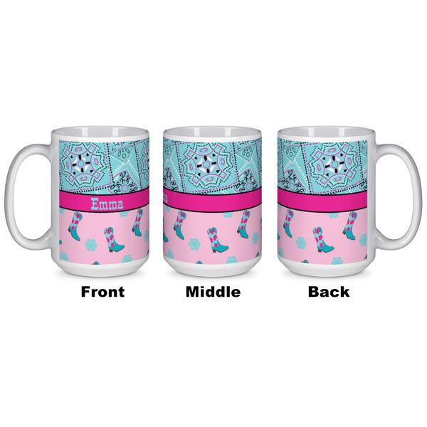 Cowgirl Coffee Mug - 15 oz - White APPROVAL