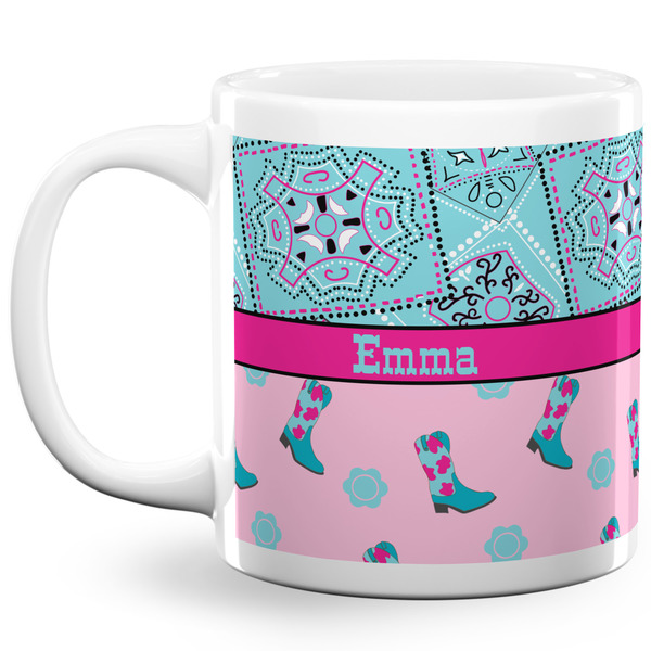 Cowgirl Coffee Mug - 20 oz - White