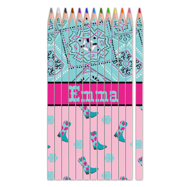 Custom Cowgirl Colored Pencils (Personalized)