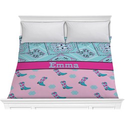 Cowgirl Comforter - King (Personalized)