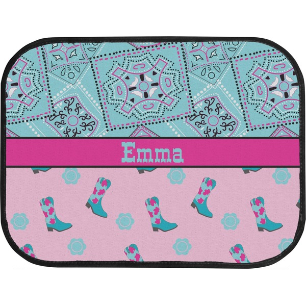 Cowgirl Custom Car Floor Mats (Back Seat)