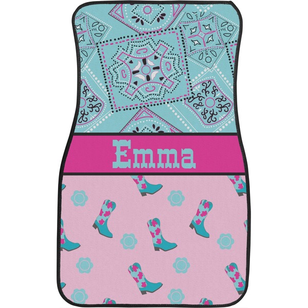 Cowgirl Custom Car Floor Mats (Front Seat)