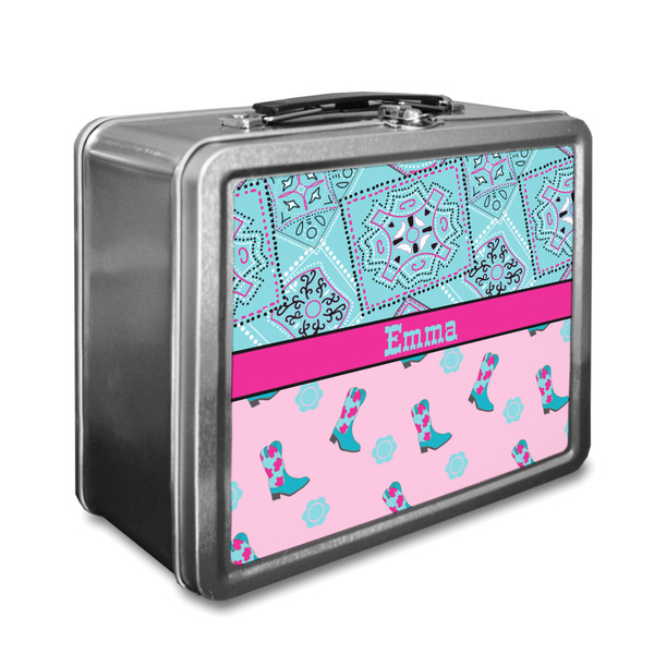 Custom Cowgirl Lunch Box (Personalized)