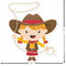 Cowgirl Custom Shape Iron On Patches - L - APPROVAL