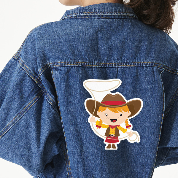 Custom Cowgirl Large Custom Shape Patch - 2XL
