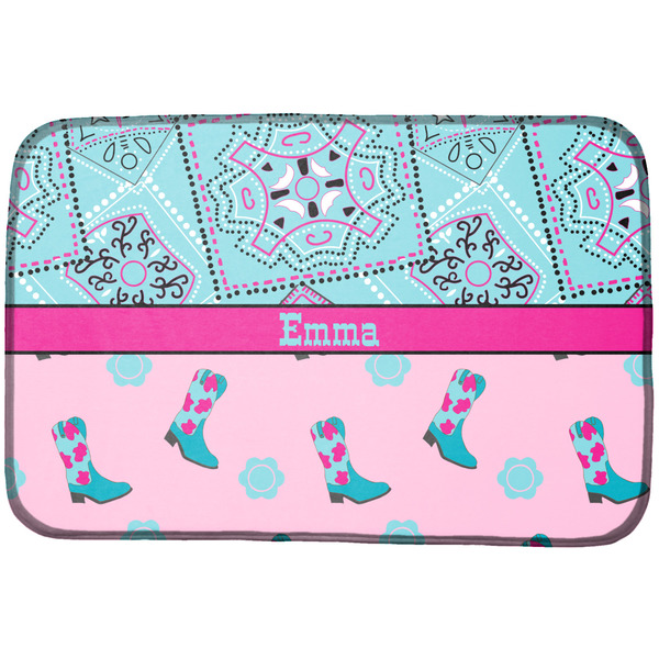 Custom Cowgirl Dish Drying Mat (Personalized)