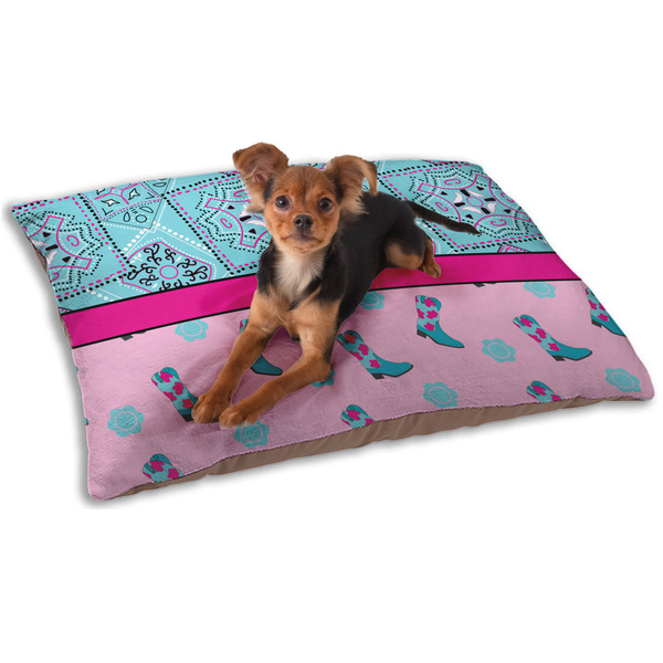 Cowgirl Dog Bed - Small LIFESTYLE