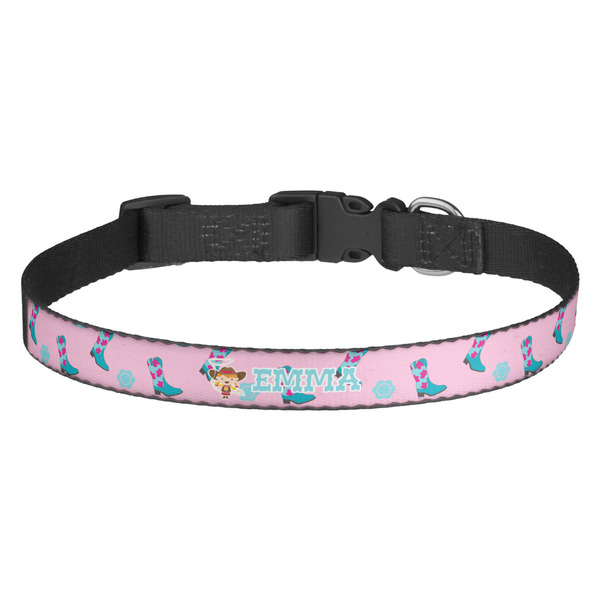Custom Cowgirl Dog Collar (Personalized)