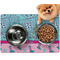 Cowgirl Dog Food Mat - Small w/ Name or Text