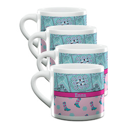 Cowgirl Double Shot Espresso Cups - Set of 4 (Personalized)