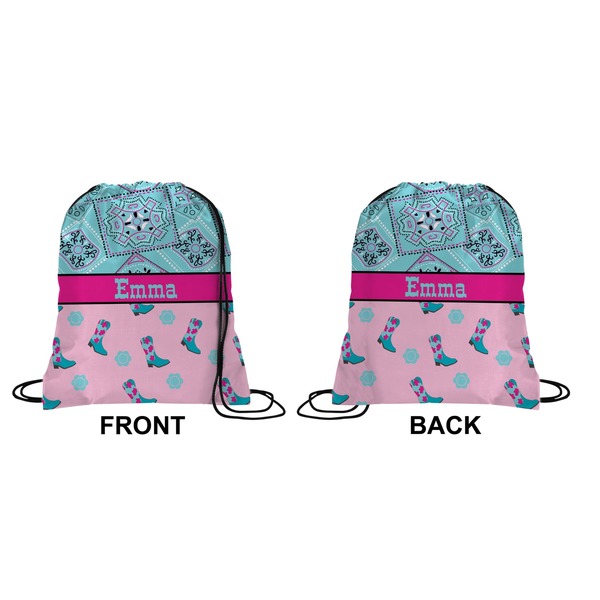 Cowgirl Drawstring Backpack