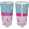 Cowgirl Pint Glass - Full Color - Front & Back Views