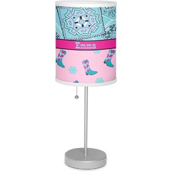 Cowgirl Lamp with Drum Shade (Personalized)
