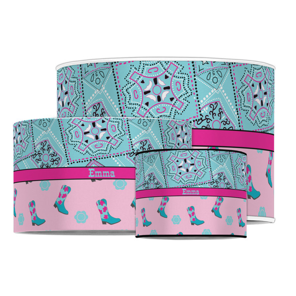 Cowgirl Drum Lampshades - MAIN