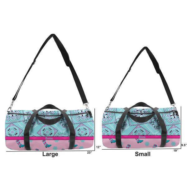 Cowgirl Duffle Bag Small and Large