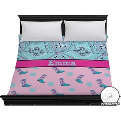 Cowgirl Duvet Cover - King (Personalized)