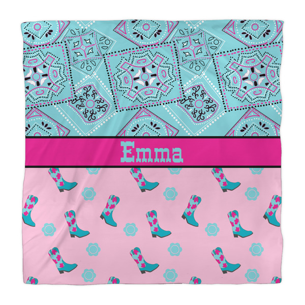 Cowgirl Duvet Cover - Queen - Front