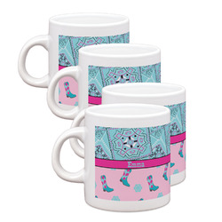 Cowgirl Single Shot Espresso Cups - Set of 4 (Personalized)