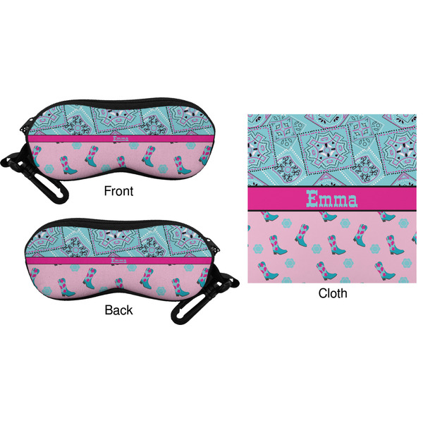 Cowgirl Eyeglass Case & Cloth (Approval)