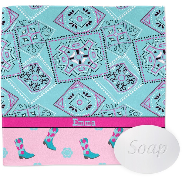 Custom Cowgirl Washcloth (Personalized)