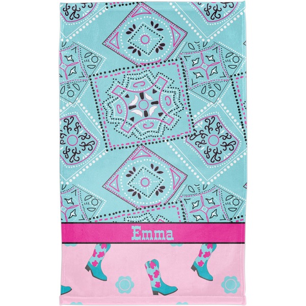 Cowgirl Finger Tip Towel - Full View