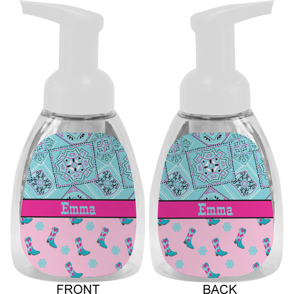 Cowgirl Foam Soap Bottle Approval - White