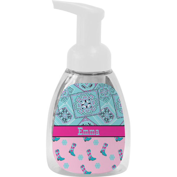 Custom Cowgirl Foam Soap Bottle (Personalized)