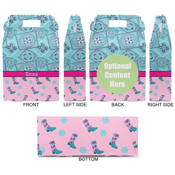 Cowgirl Gable Favor Box - Approval