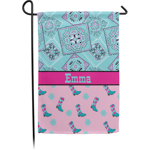 Custom Cowgirl Garden Flag (Personalized)