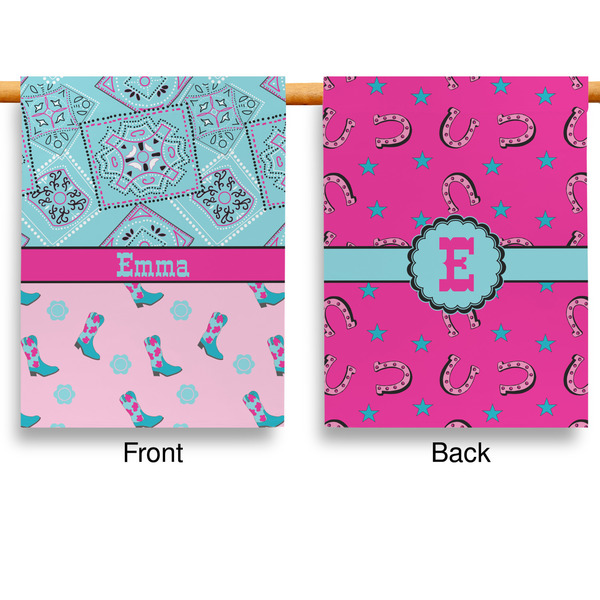 Cowgirl Garden Flags - Large - Double Sided - APPROVAL