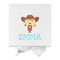 Cowgirl Gift Boxes with Magnetic Lid - White - Approval