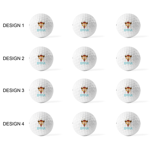 Cowgirl Golf Balls - Titleist - Set of 12 - APPROVAL