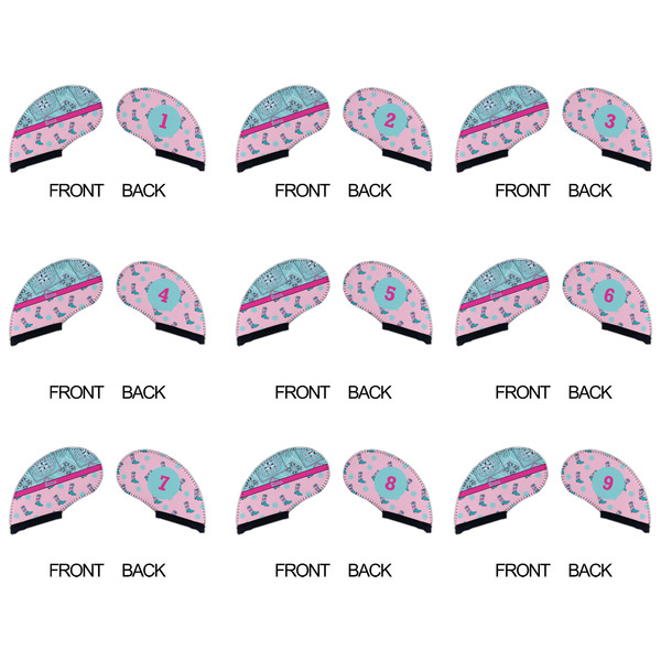Cowgirl Golf Club Covers - APPROVAL (set of 9)