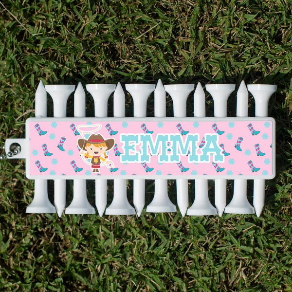 Custom Cowgirl Golf Tees & Ball Markers Set (Personalized)