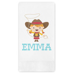 Cowgirl Guest Paper Towels - Full Color (Personalized)