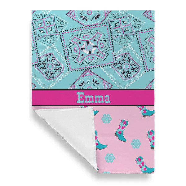 Cowgirl House Flags - Single Sided - FRONT FOLDED