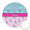 Cowgirl Printed Cookie Topper - Round (Personalized)