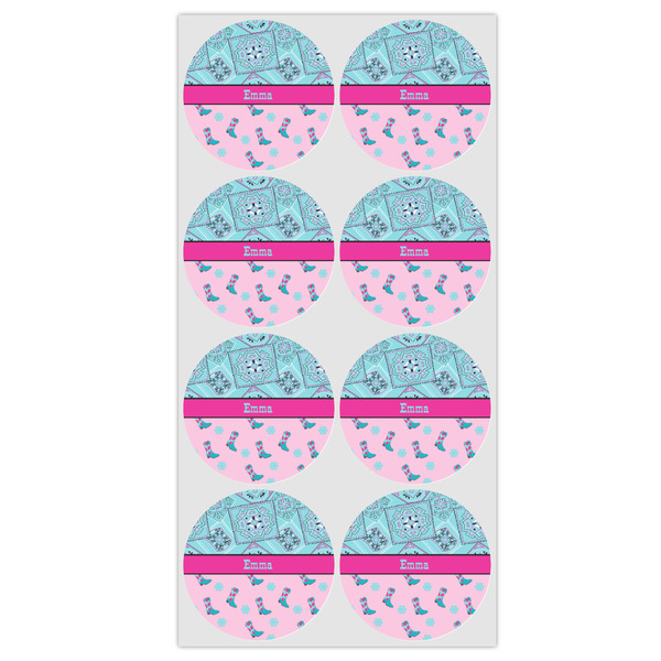 Cowgirl Icing Circle - Medium - Set of 8
