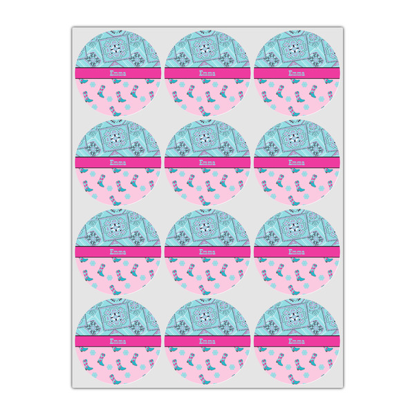 Cowgirl Icing Circle - Small - Set of 12