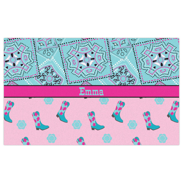 Cowgirl Indoor / Outdoor Rug - 3'x5' - Front Flat