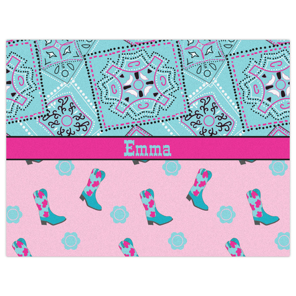 Cowgirl Indoor / Outdoor Rug - 6'x8' - Front Flat