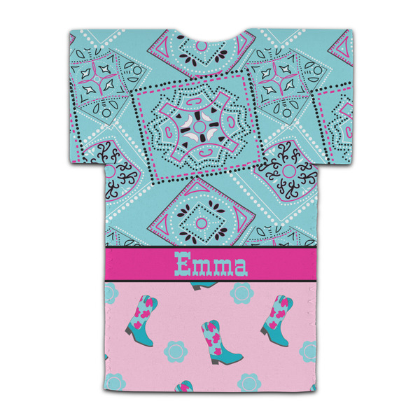 Cowgirl Jersey Bottle Cooler - BACK (flat)