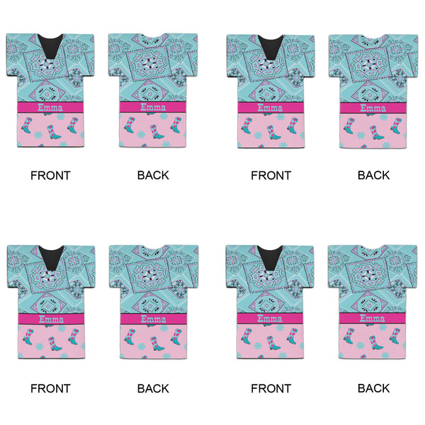 Cowgirl Jersey Bottle Cooler - Set of 4 - APPROVAL