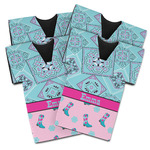 Cowgirl Jersey Bottle Cooler - Set of 4 (Personalized)