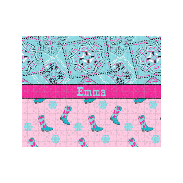 Custom Cowgirl 500 pc Jigsaw Puzzle (Personalized)