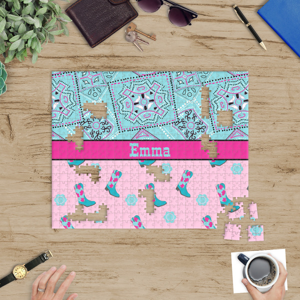 Cowgirl Jigsaw Puzzle 500 Piece - In Context